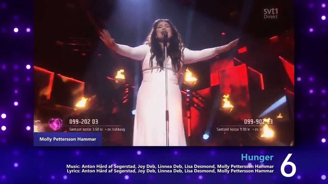 Eurovision 2016 : Sweden l My Top 28 (Melodifestivalen)