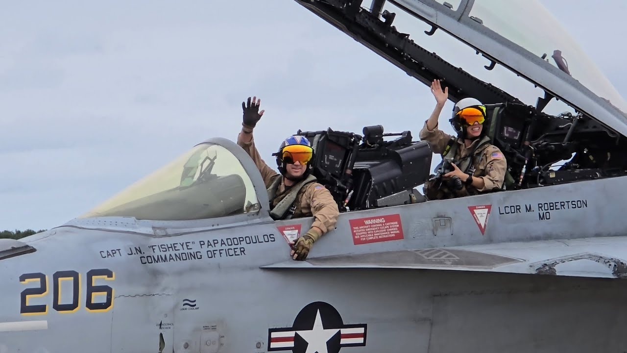 F/A-18F Super Hornet Demo VFA-106 NAS Oceana Airshow 2024