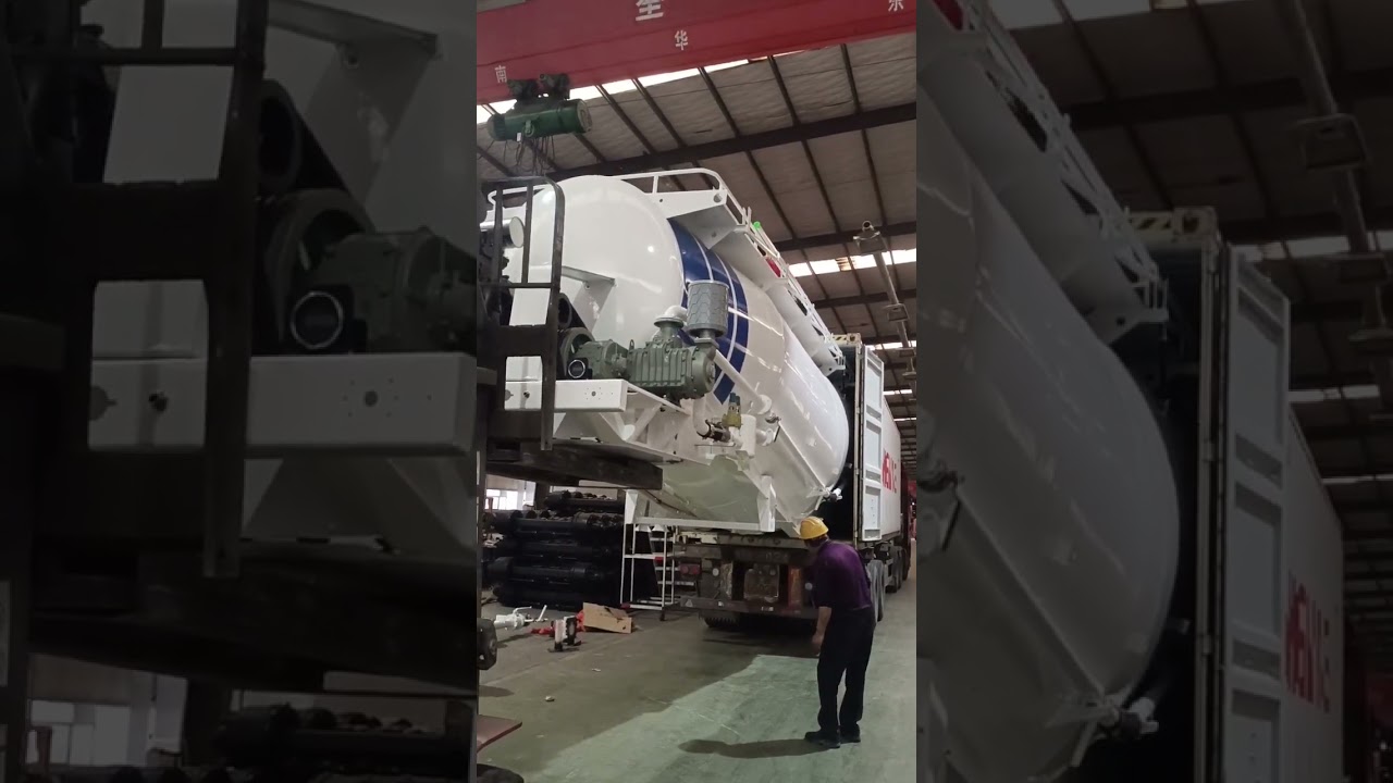 Powder Granule Tank Trailer, Bulk Cement Tank Trailer, High Quality Tank Trailer