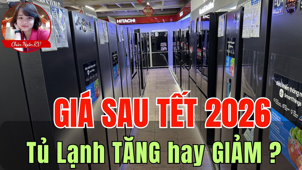 Cập Nhật Giá Sau Tết 2026 | Tủ Lạnh Panasonic & Hitachi Mẫu Hot Hiện Nay | Chân Ngắn RV