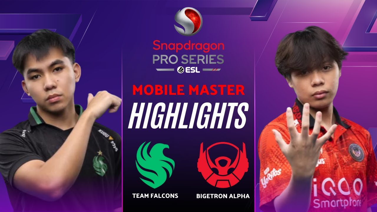 TEAM FALCONS vs BIGETRON HIGHLIGHTS | ESL SNAPDRAGON PRO SERIES MOBILE MASTER FALCON vs BTR