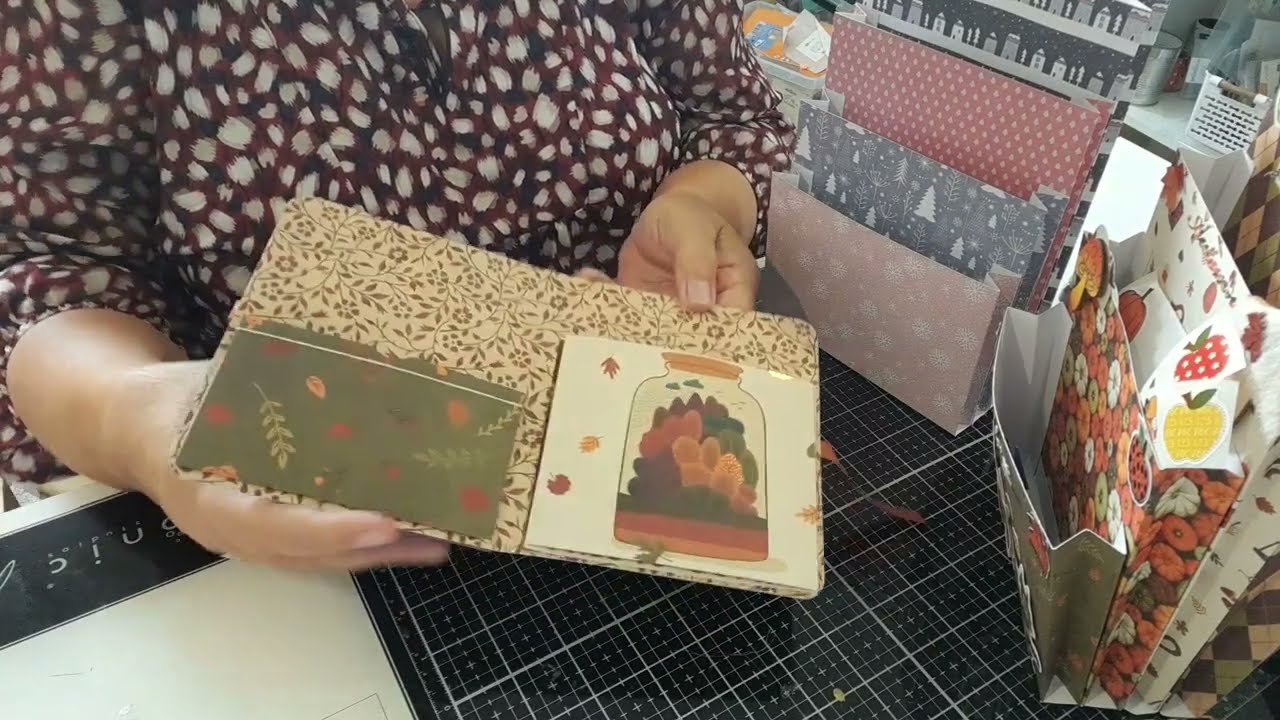 TUTO POCHETTE GOURMANDE 100%ACTION #tuto #POCHETTE #scrapbooking  #action