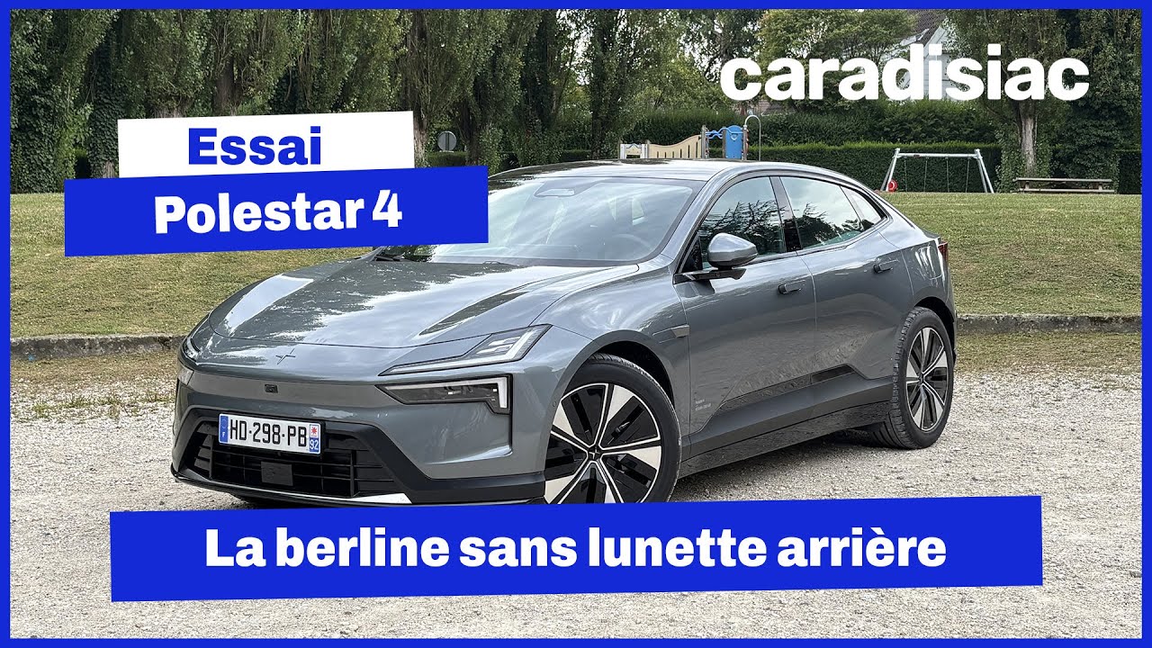 Pas de lunette arrière  pour la Polestar 4, mais de vrais arguments