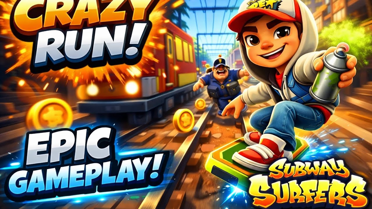 🏄‍♂️ Subway Surfers CRAZY RUN! 🚆🔥 | Epic High Score Gameplay!