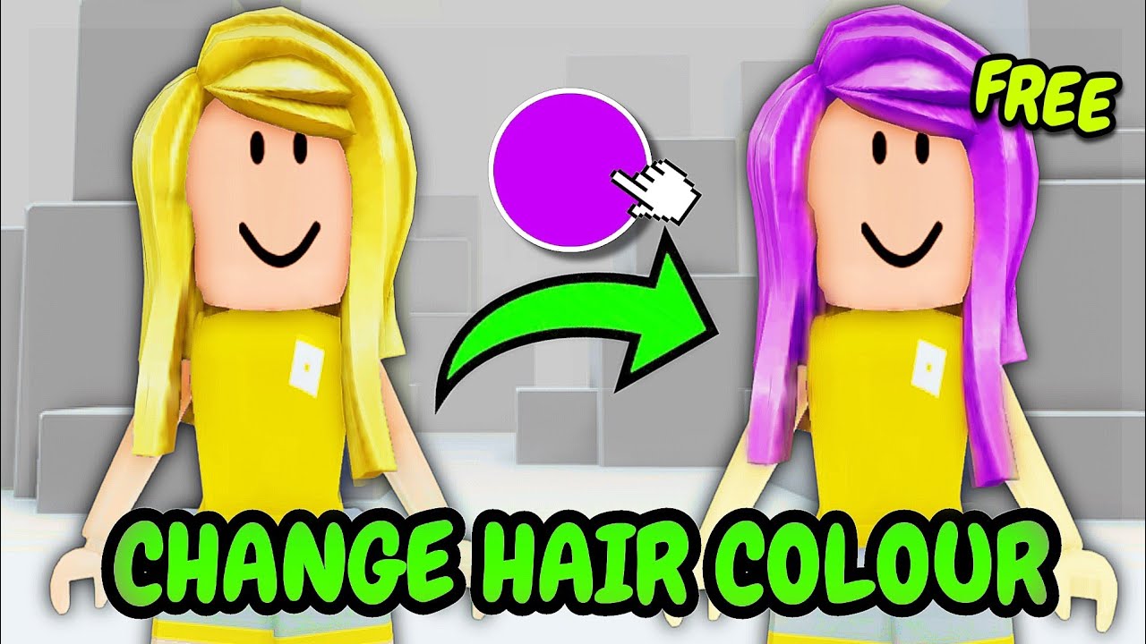 How To Change Your HAIR COLOR on ROBLOX!