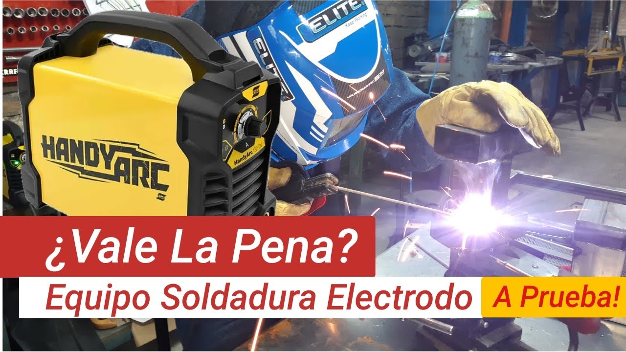 LO QUE DEBES SABER DE ESTE EQUIPO MINI ESAB HANDYARC, TIPOS DE SOLDADURA QUE PUEDE UTILIZAR