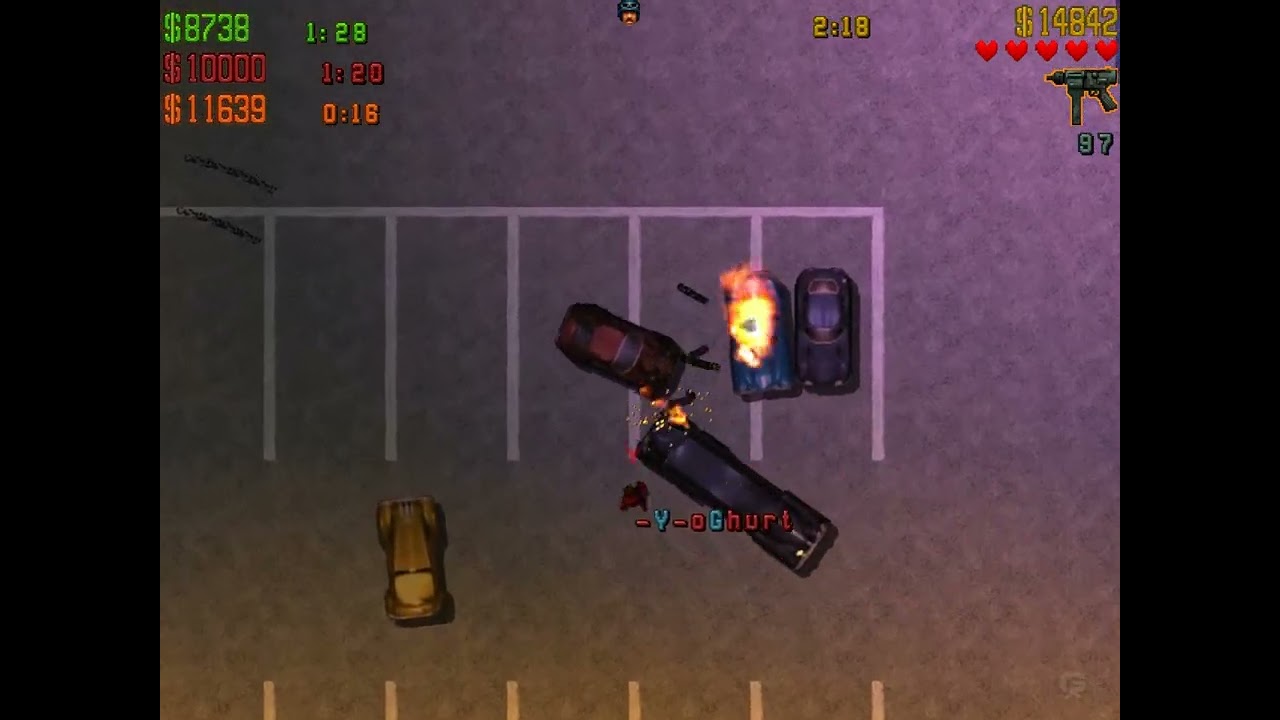 GTA2 Multiplayer - NoParking - 14.03.2025 [tag game]