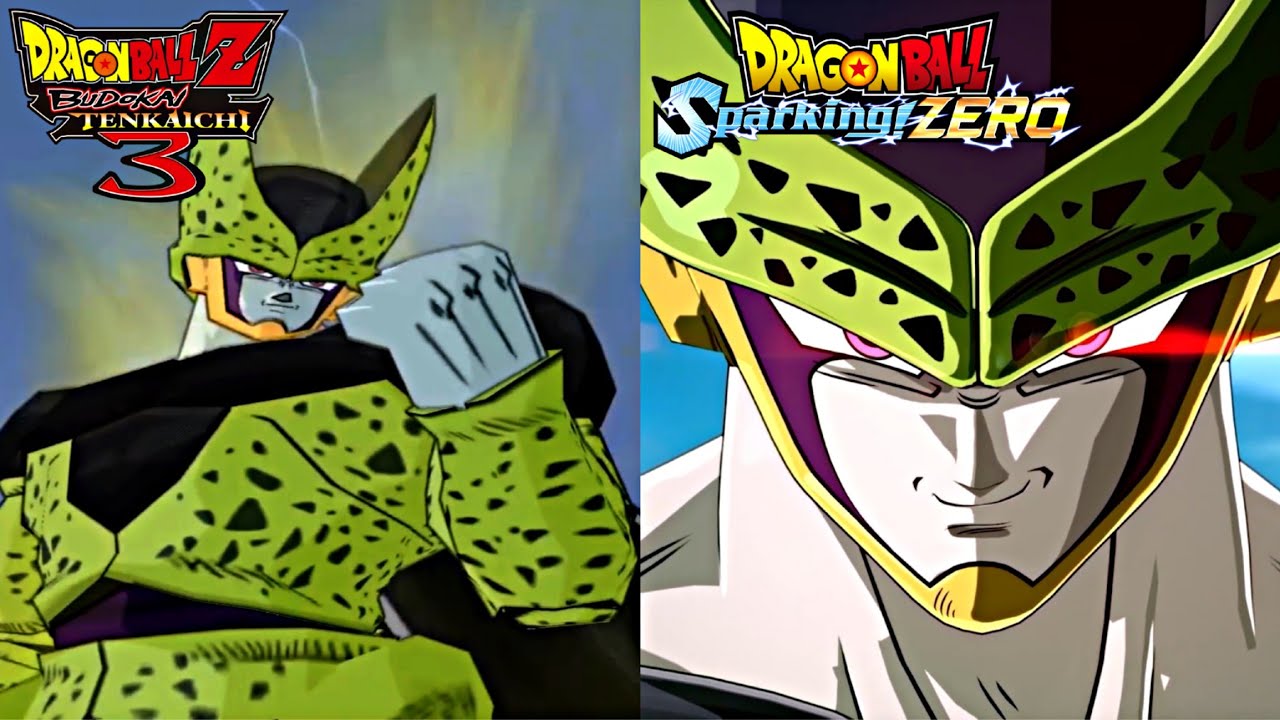 Comparação de Dragon ball Budokai Tenkaichi 3 e sparking zero (HD)
