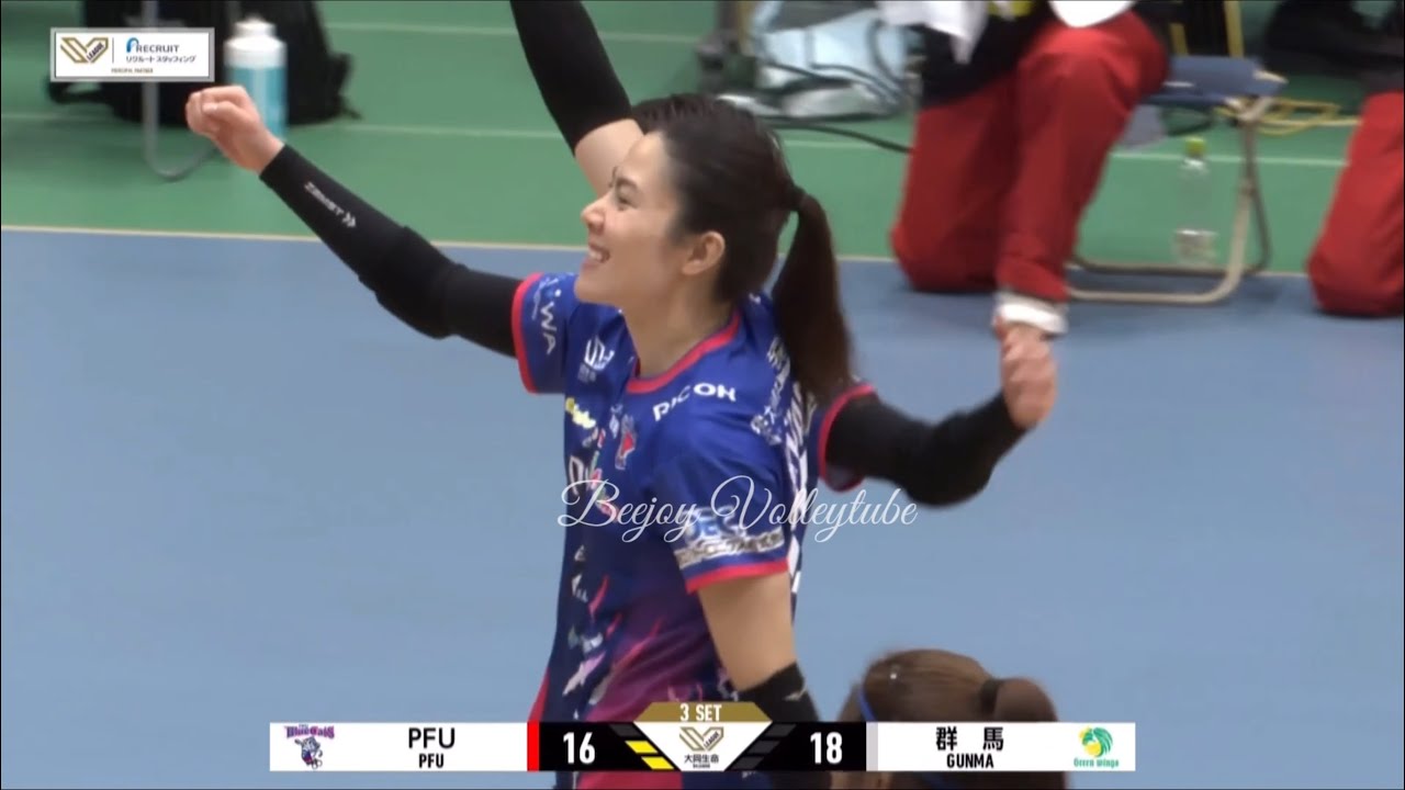 Thatdao Nuekjang MB หรือคิลเลอร์?! แนน ทัดดาว จัดเต็ม 21 แต้ม พาพีเอฟยูชนะกุมมะ 3-1 เซ็ต [Match 25]