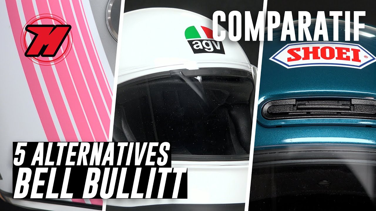 5 alternatives casque Bell Bullitt. Meilleurs casques r&eacute;tro ! 🔥🏍️