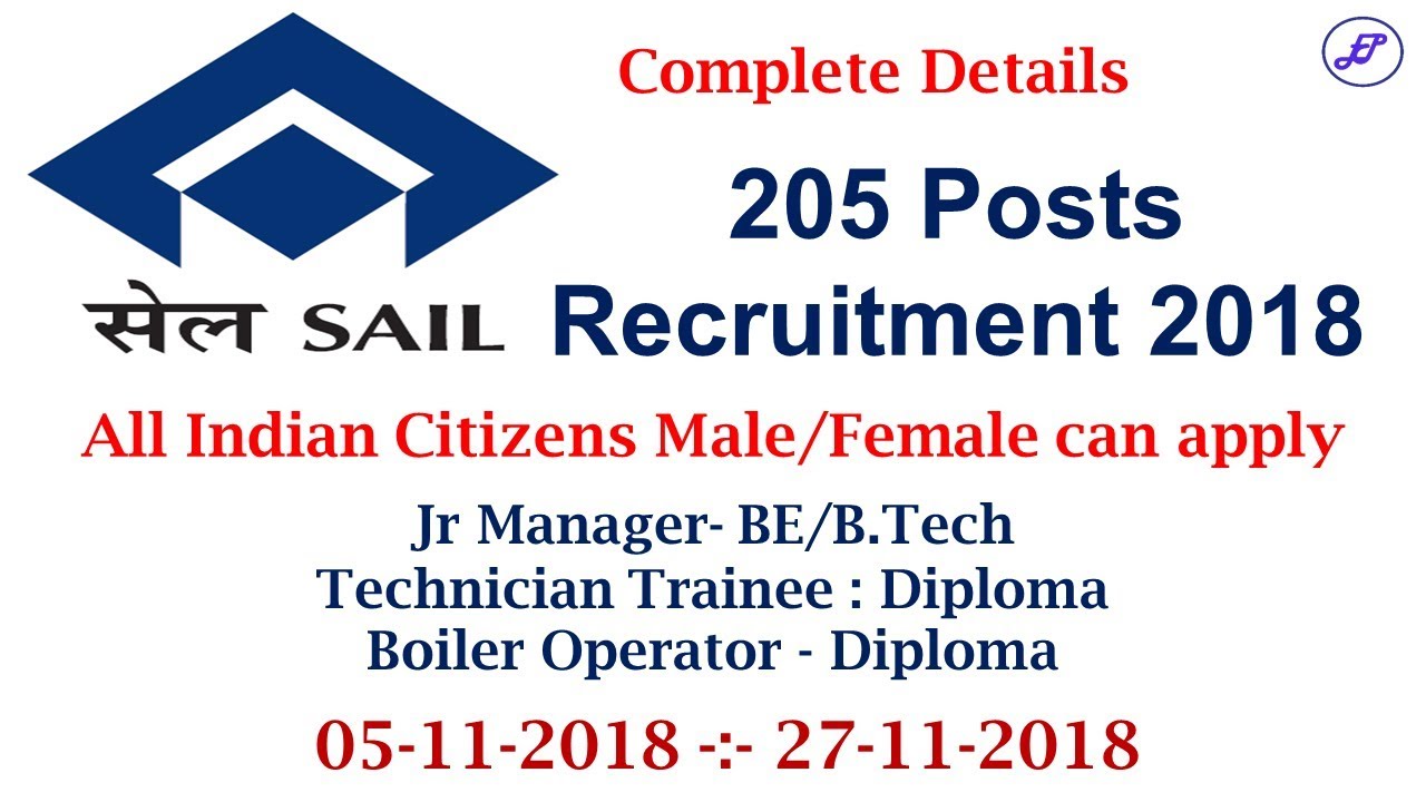 SAIL Recruitment 2018 | SAIL Rourkela Recruitment 2018 | Employments Point