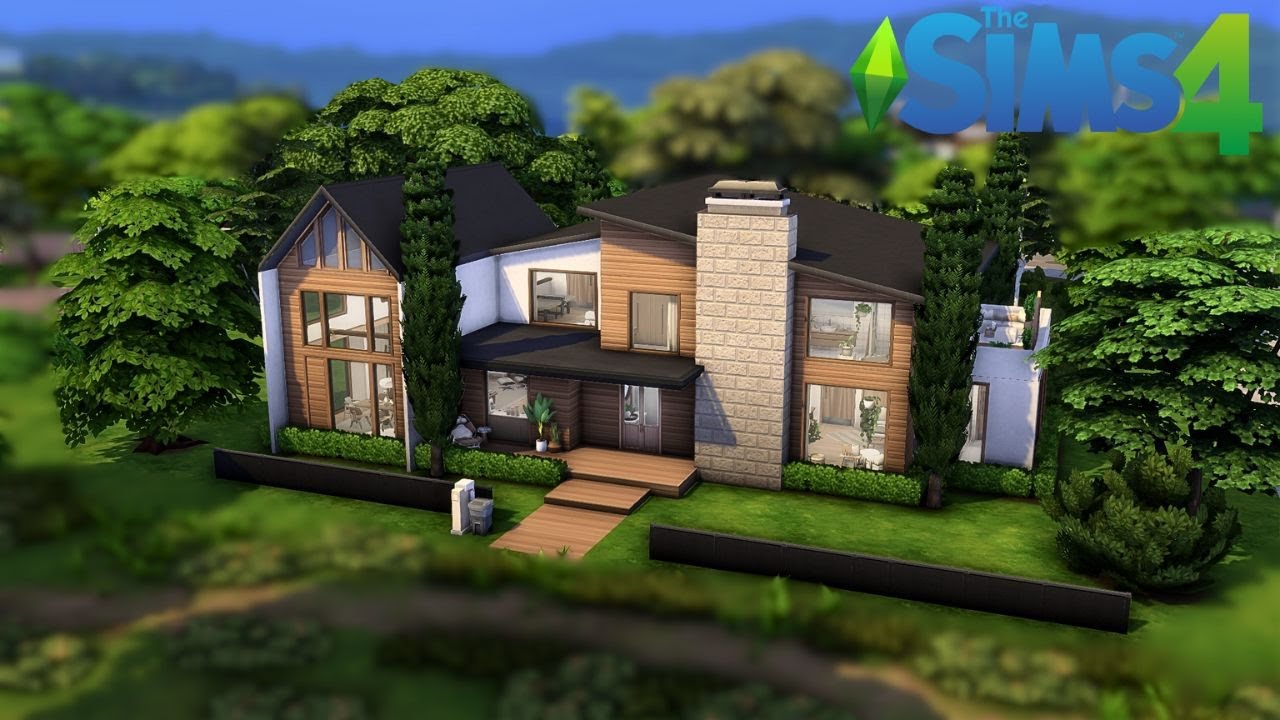 MODERN SCANDINAVIAN HOME 🌿🪴The Sims 4 Stop Motion