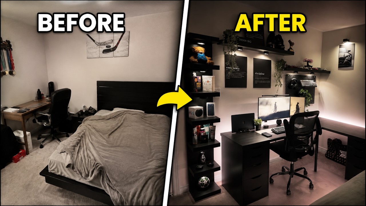 Transforming my MESSY Desk Setup into my DREAM Setup