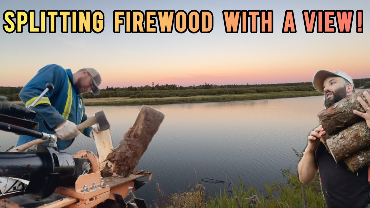 Old Stomping Grounds: Newfoundland Firewood Splitting with My Buddy! 