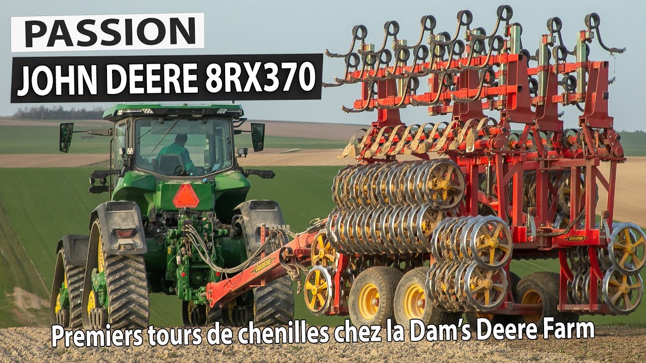 Arrivée du John Deere 8RX370 Signature Edition chez la Dam's Deere Farm
