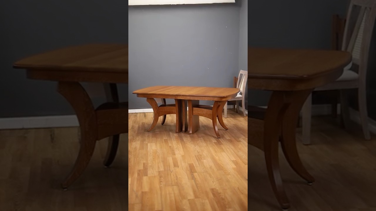 Massive Solid Wood Galveston Dining Table for 20 Guests! #woodworking #solidwood #furniture