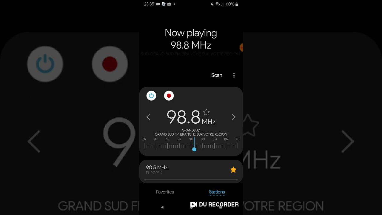 FM Bandscan in Cuxac-d'Aude/Narbonne, South France