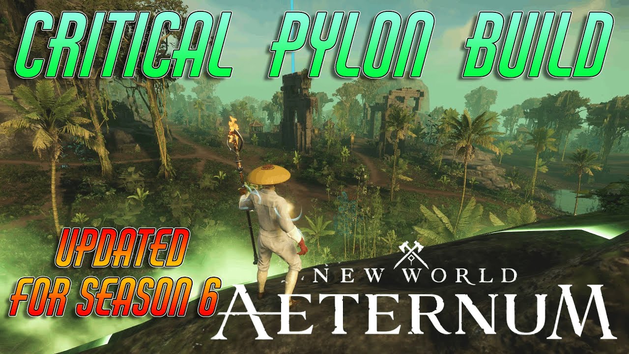 NW:Aeternum Critical Pylon Build! Best Solo mage in PvP! #gaming #pvp #newworld #mage