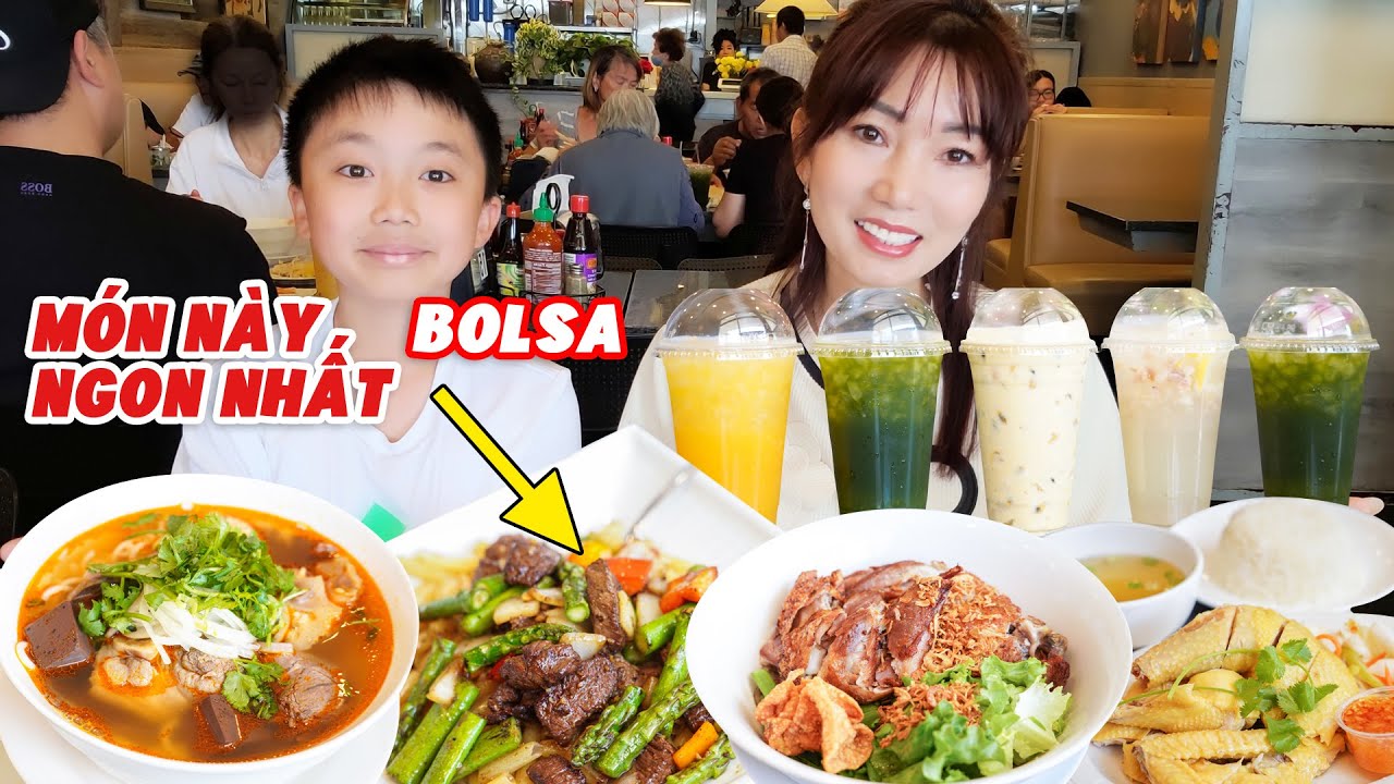 Những Món Ăn Ngon ở Bolsa - Khu Ăn Uống Người Việt ở Nam Cali | KT Food