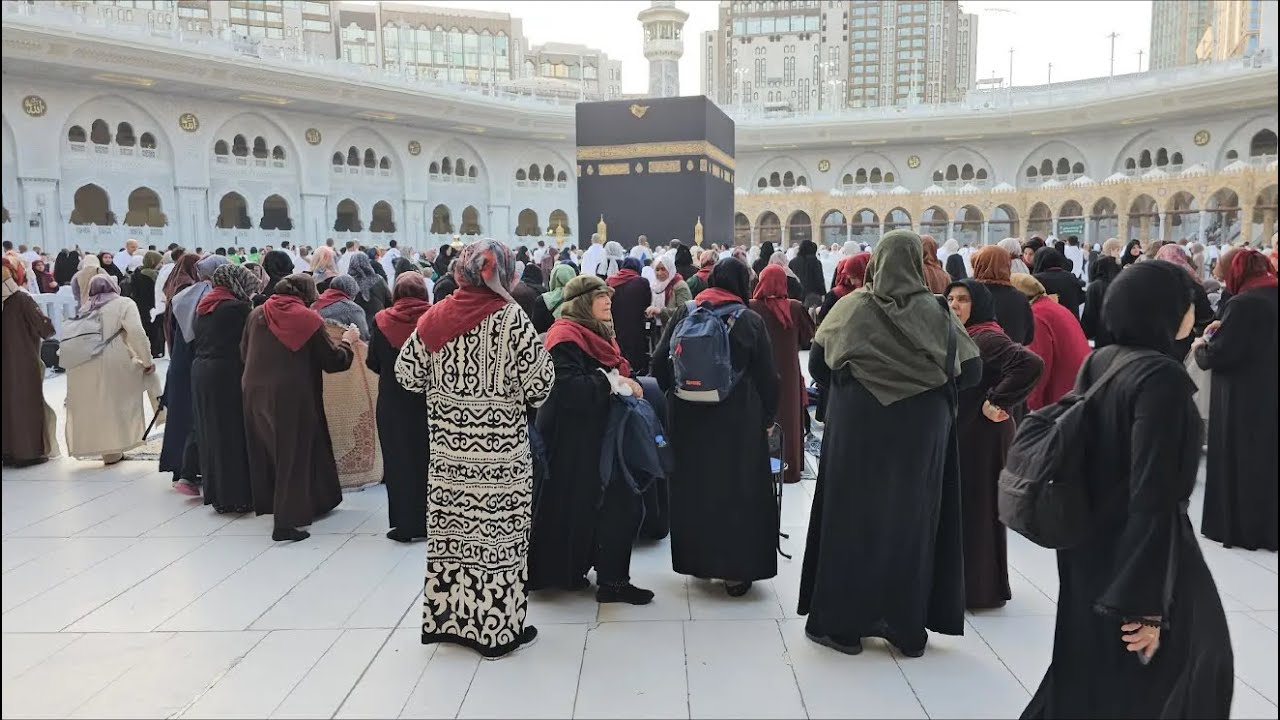 Makkah haram sharif today 9 February 2026