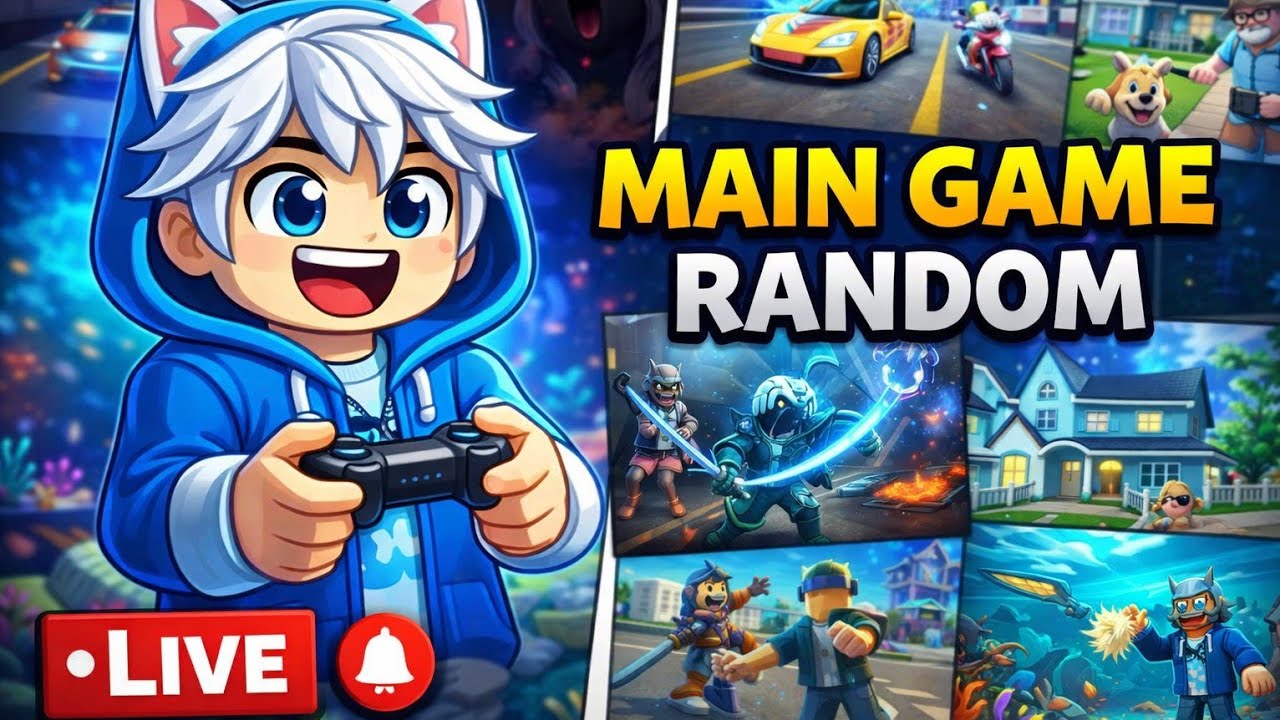 LIVE Roblox Main Game Random 🔴 Main Bareng & Coba Game Seru!