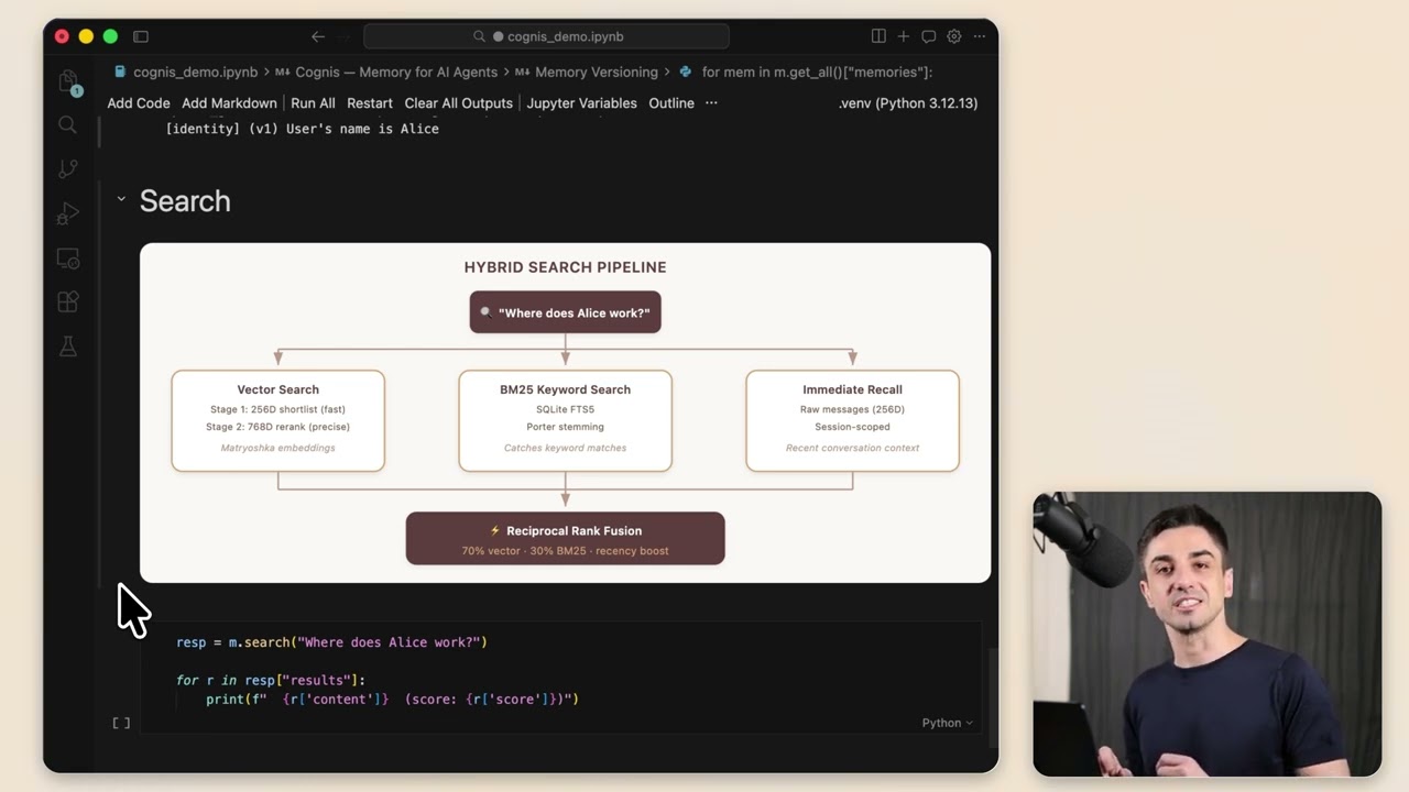 Постоянная память для агентов ИИ (наконец-то) | Представляем Cognis