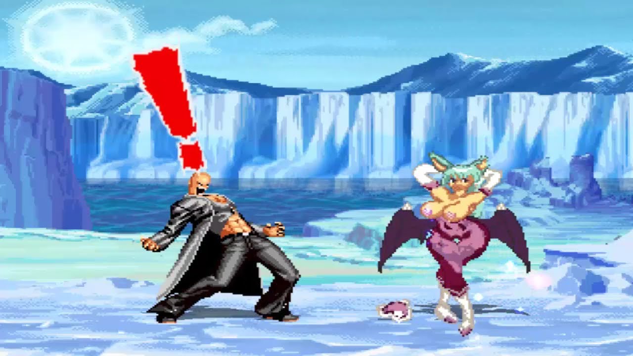 MORRIGAN vs CHILI YAGAMI - High Level Gameplay - KOF Mugen