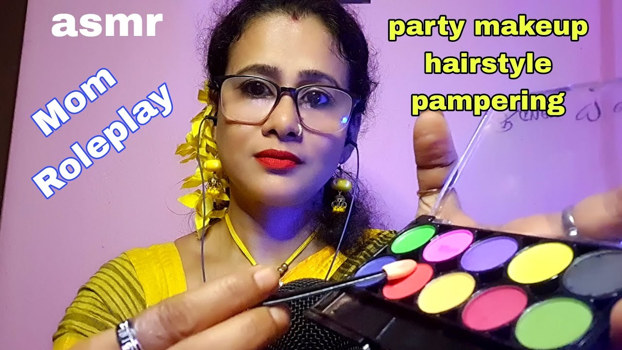 [Asmr] Mom Roleplay (makeup,hairstyle, pampering) in বাংলা|Dearly ASMR|bangla asmr
