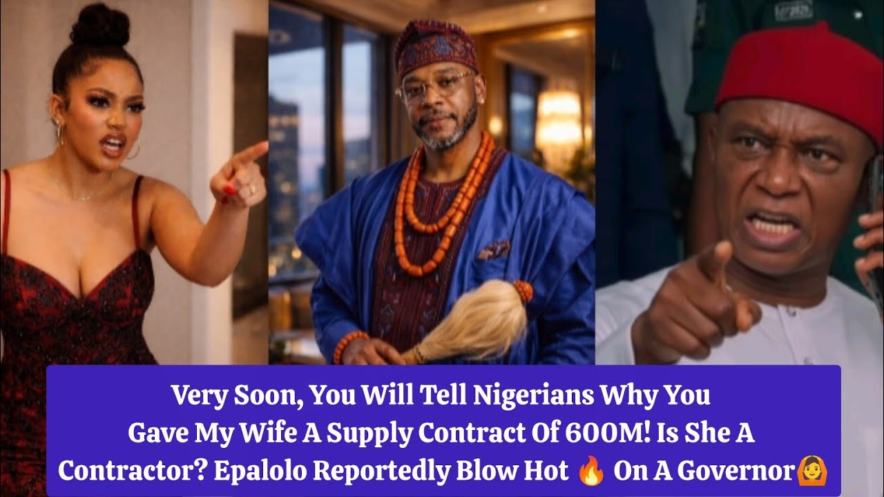 Very Soon,You Will Tell Nigerians Why You Gave My Wife Supply Contract Of 600M Is She A Contractor?