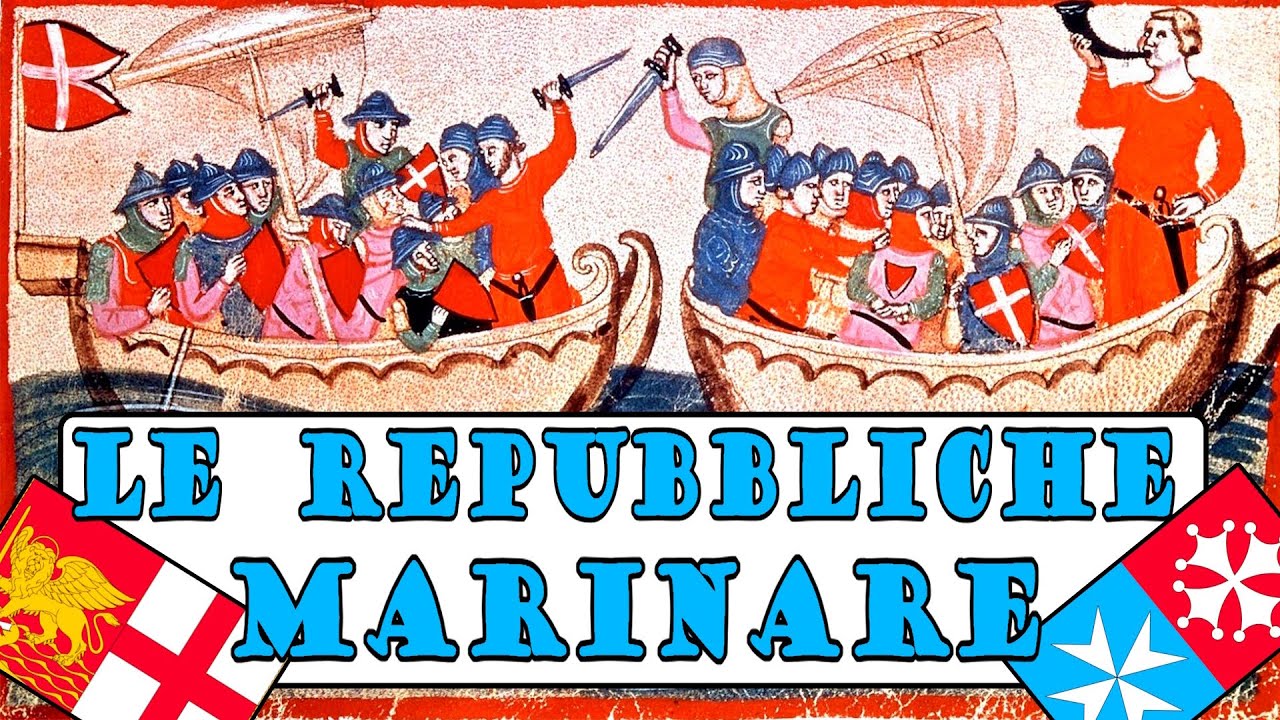🧭🗺️ LE REPUBBLICHE MARINARE ⛵ Amalfi, Pisa, Genova e Venezia 📖 Storia Medievale 📚