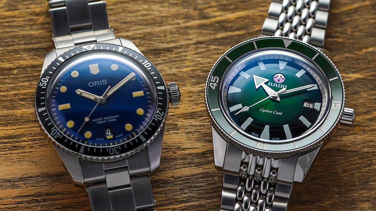Oris Divers Sixty-Five vs. Rado Captain Cook (Comparación de Modelos Buceadores Retro)