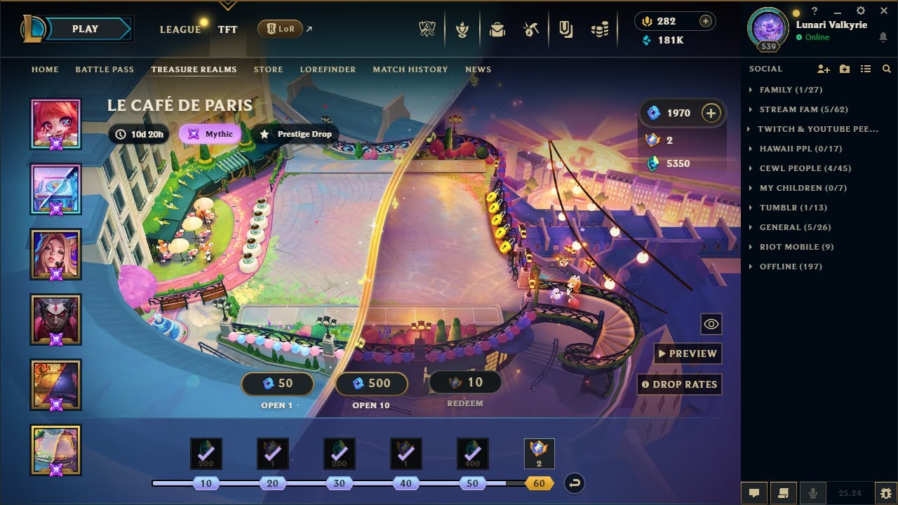 Повезет ли мне больше с Treasure Realms на арене Le Cafe De Paris?