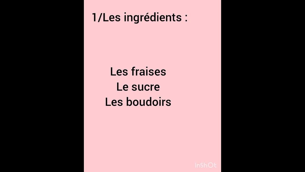 dessert au fraise