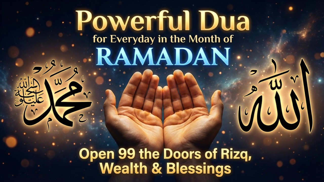 Listen Every Day Miracle in Ramadan ♥ Powerful Dua to Open 99 Doors of Rizq, Wealth, Mercy & Barakah