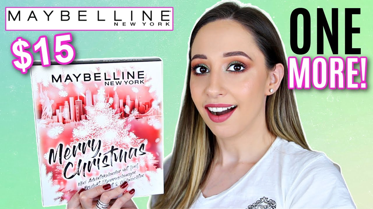 Maybelline Advent Calendar 2021 - A New Affordable Variation!