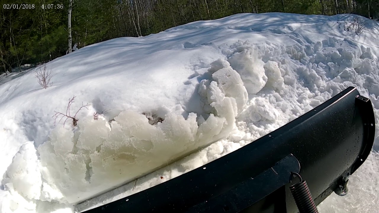 ATV snow plow cam