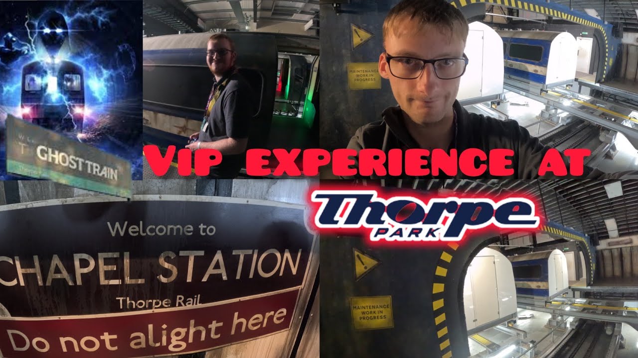 Immerse yourself into the VIP behind the scenes on the Ghost Train at Thorpe Park