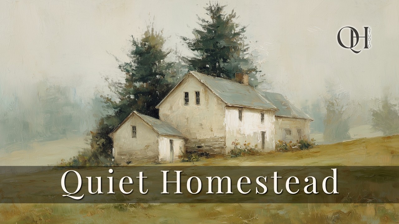 Frame TV Vintage Landscape Oil Painting Art 🎶 Frame TV Farmhouse Art With Music No Frame