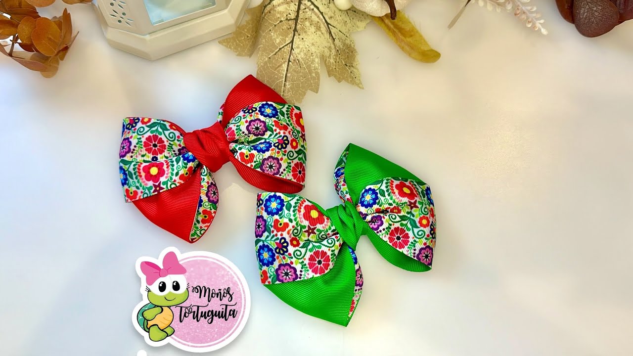 Cómo hacer lazos 🎀 moños fáciles listón 5 cm (modelos Rusos)