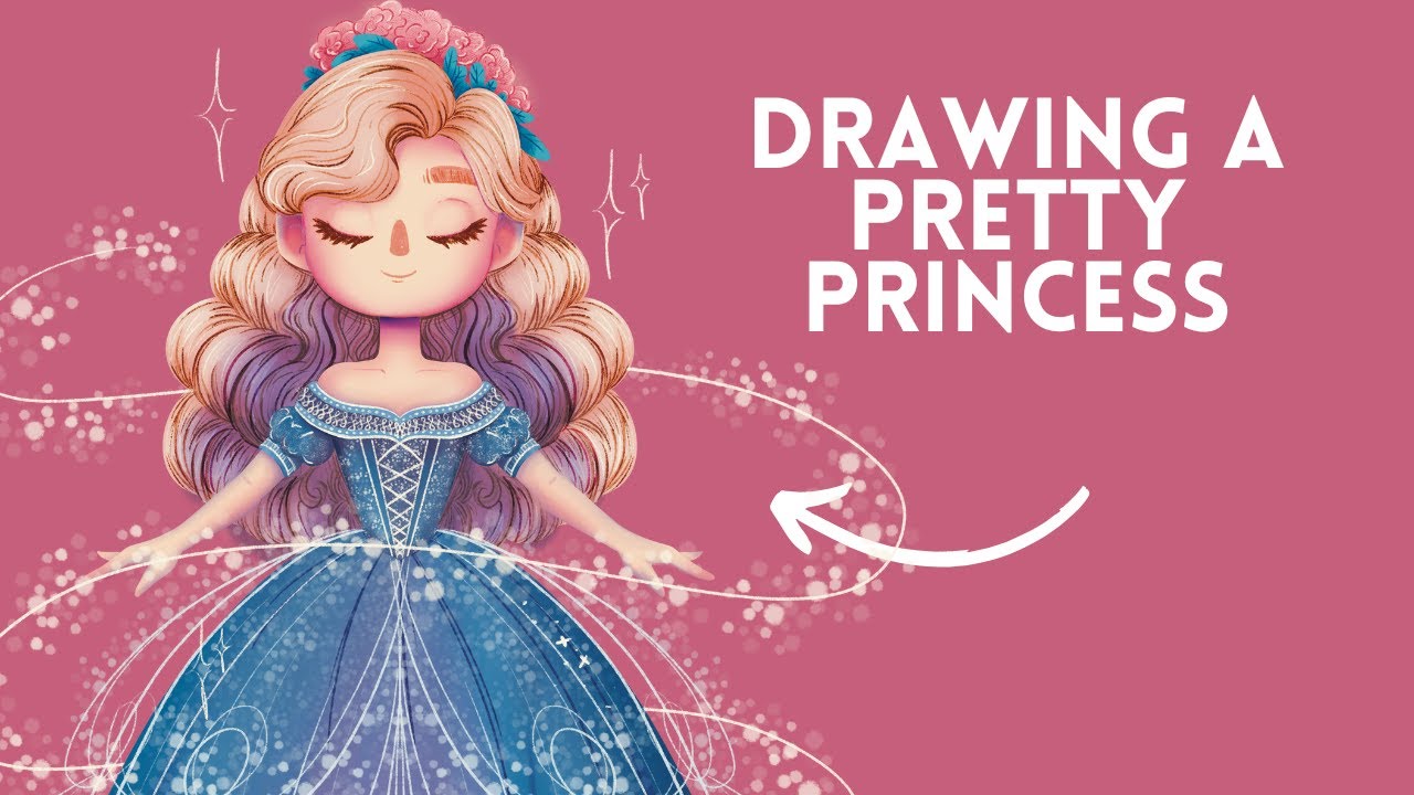 Creating a Beautiful Digital Princess Artwork