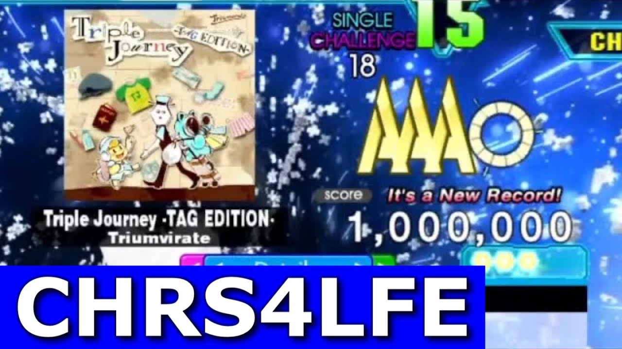 Triple Journey (CSP-18) MFC 1,000,000 World Record [DDR A20+]