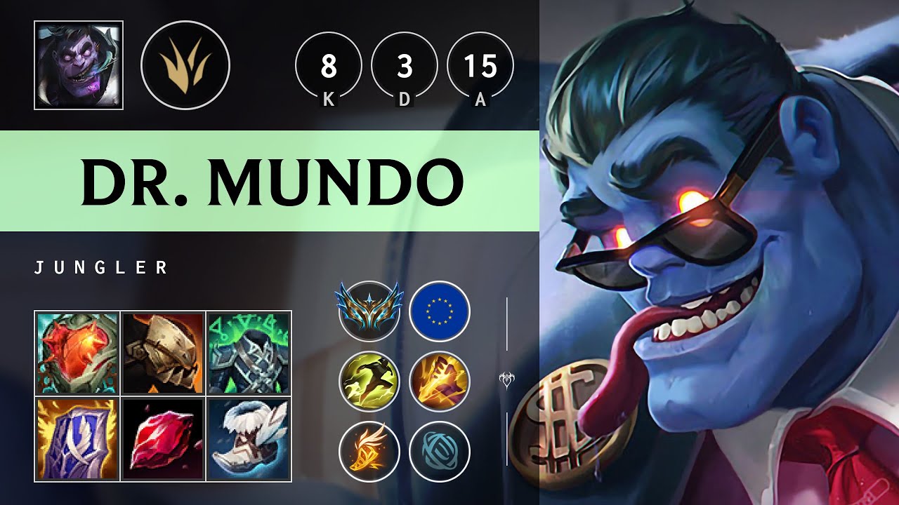 Dr. Mundo Jungle vs Nocturne - EUW Challenger Patch 25.06