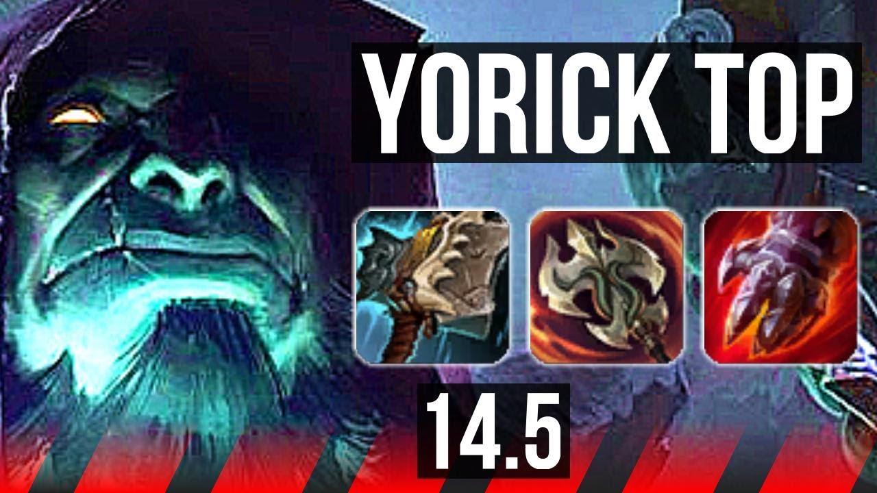 YORICK vs JAYCE (TOP) | Rank 6 Yorick, Comeback, 600+ games | KR Master | 14.5