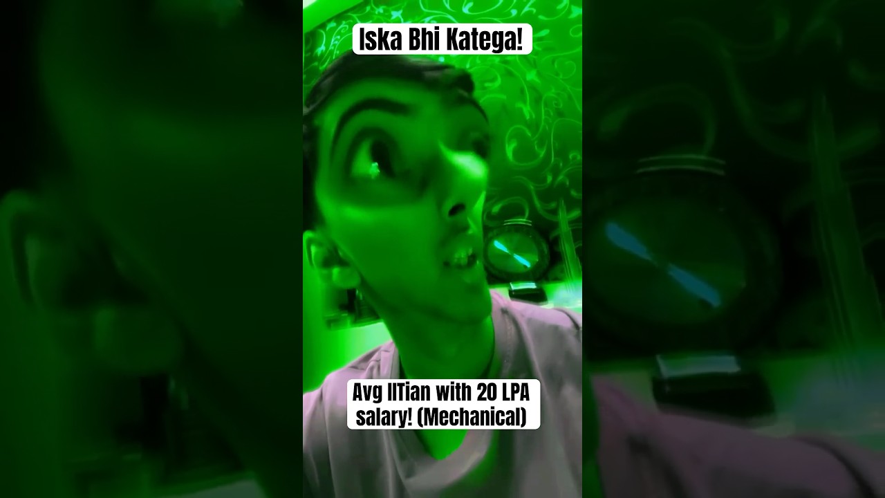 50 Lakh Per Month 😱🔥 Mechanical Engineering 😱🥹 IIT Expectations [JEE] 