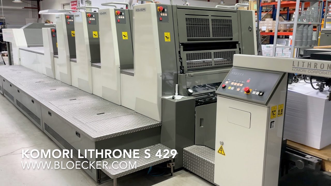High quality Komori Lithrone S 429, year 2011 -  running in Germany - for immediate sale