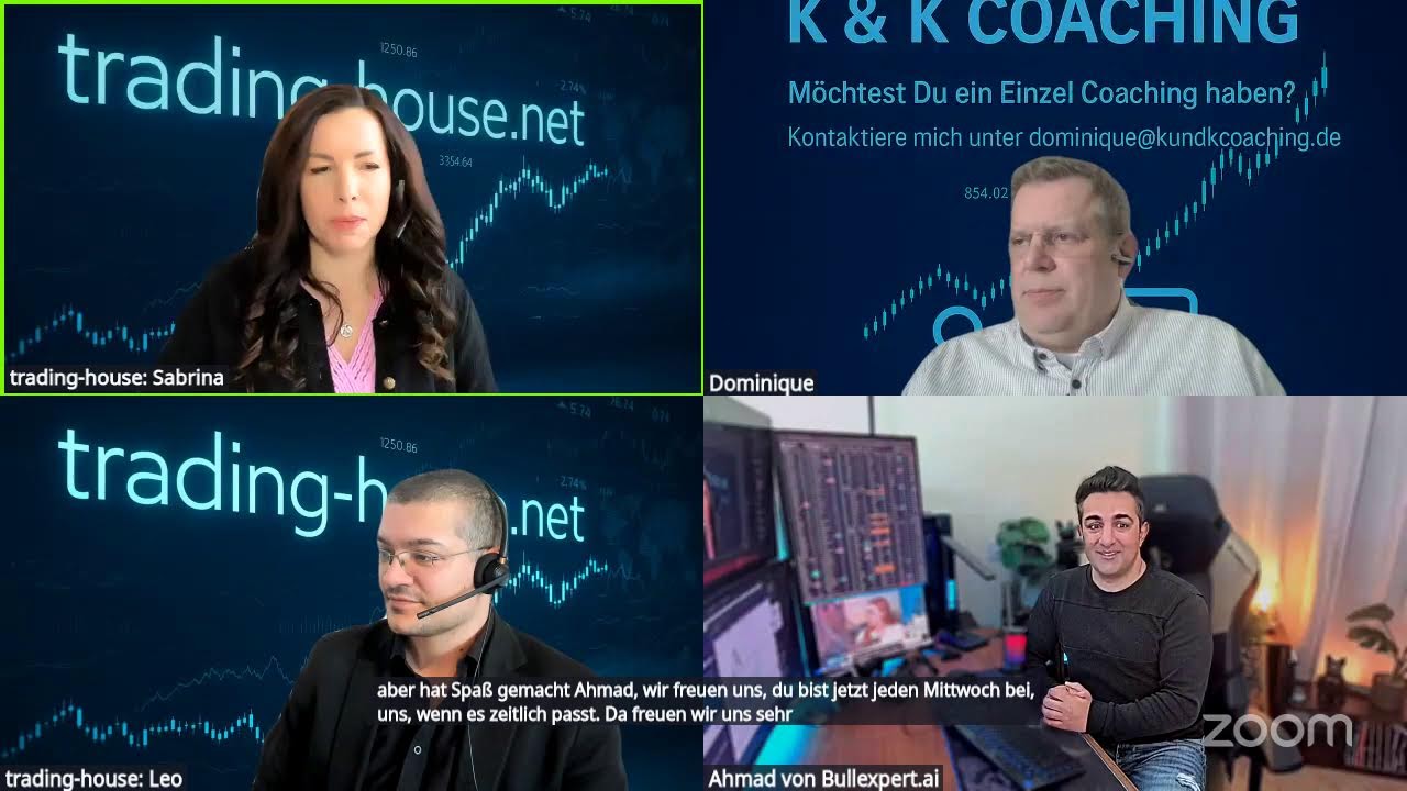 Erholung der Märkte│FED│Bitcoin│Gold│WTI short│Diese Aktien sind hot!│Live-Trading 18.03