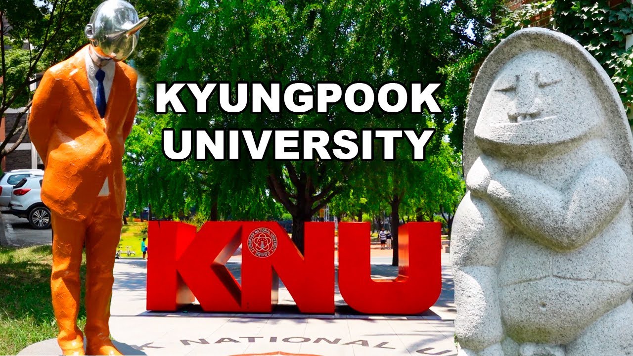 South Korea Daegu summer walk around Kyungpook National University