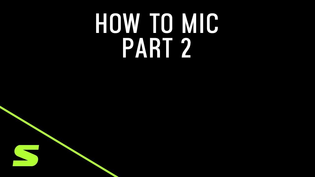 Shure Webinar: How to Mic - Part 2 (Drums)