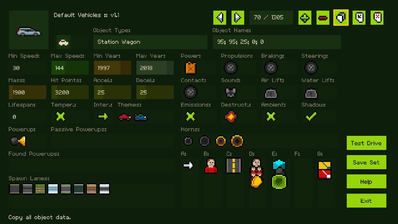 Switchcars 1.1 - Vehicle Editor Tutorial