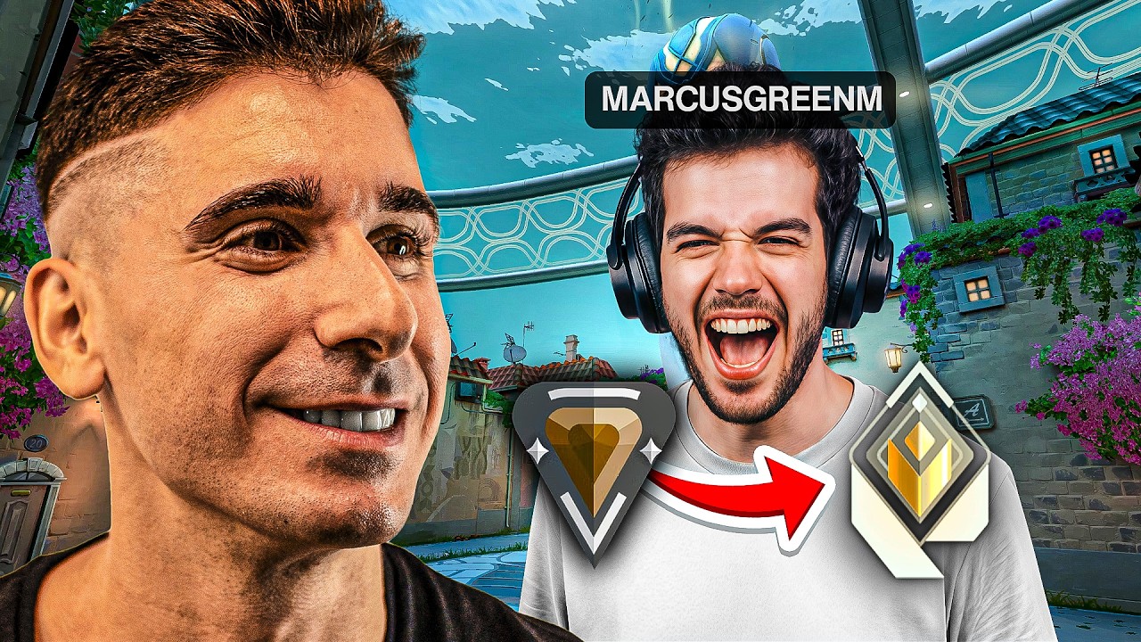 De BRONCE a RADIANT... NUNCA había visto algo así | VALORANT COACHING | Horcus x Marcusgreenm